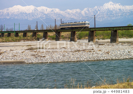 常願寺川を渡る富山地方鉄道 44981483