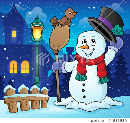 Winter snowman subject image 3 Winter snowman subject image 3 44981929