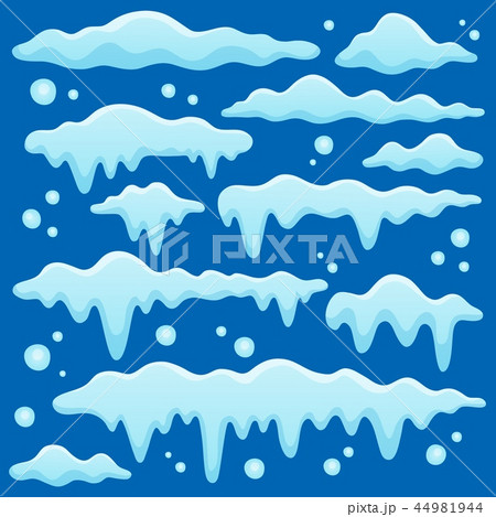 Snow elements theme set 1 Snow elements theme set 1 44981944