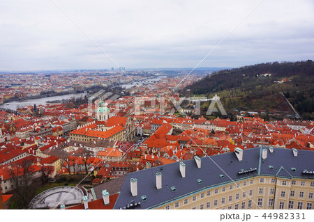 gothic Prague from the old castle gothic Prague from the old castle 44982331