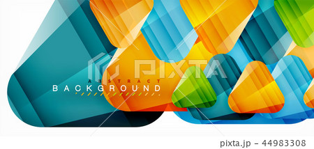 Geometric abstract background, triangles 44983308