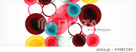 Circle composition abstract background 44985284