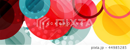 Circle composition abstract background 44985285