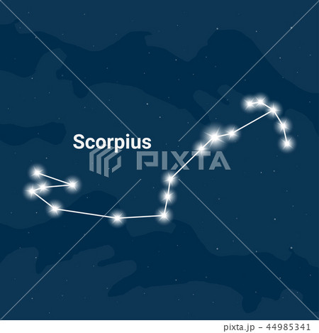 The constellation Scorpius (The Scorpion) 44985341