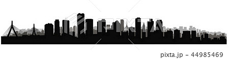 Boston downtown city skyline. USA cityscape view Boston downtown city skyline. USA cityscape view 44985469
