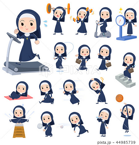 Nun women_exercise 44985739