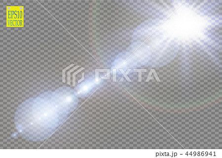 Vector transparent sunlight special lens flare light effect. Sun flash with rays and spotlight Vector transparent sunlight special lens flare light effect. Sun flash with rays and spotlight 44986941