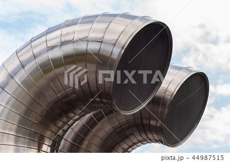 Stainless steel pipes. Air exchange ducts 44987515