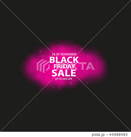 Black friday is hot and smoke. Dark web banner for black Friday sale. Modern neon red billboard 44988483
