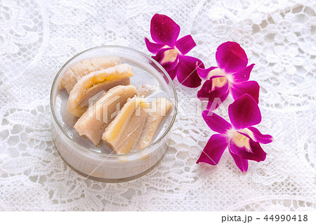 Banana Cooked in Coconut Milk (Kluay Buat Chi) 44990418