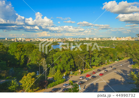 Kiev on green banks Dnipro 44990732