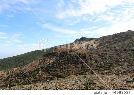 秋の紅葉の季節の浅間山 秋の紅葉の季節の浅間山 44995057