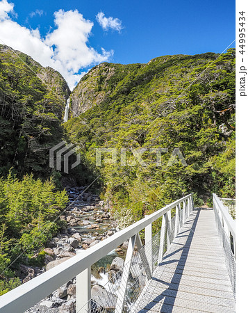 Devils Punchbowl Waterfall at the Arthur's Pass 44995434