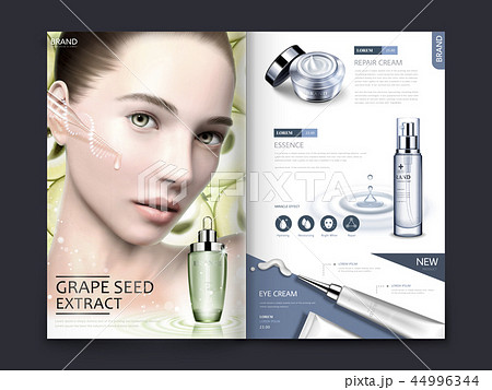 Cosmetic magazine or catalog design Cosmetic magazine or catalog design 44996344