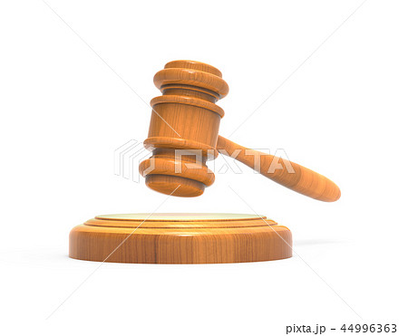 3d rendering wooden gavel model 3d rendering wooden gavel model 44996363