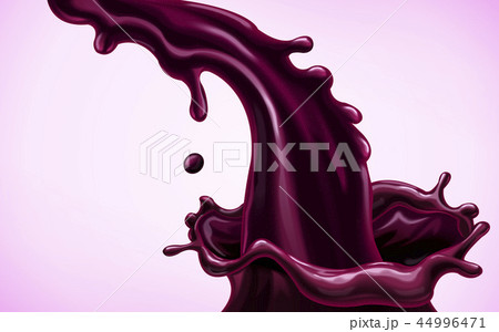Flowing purple liquid 44996471