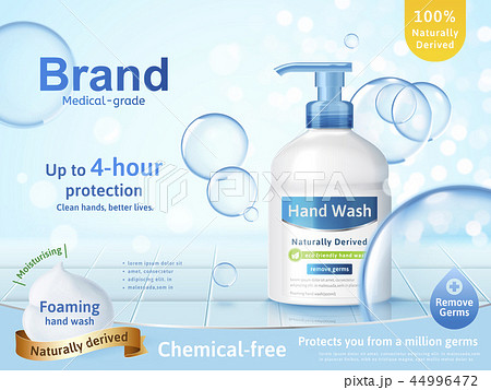 Foaming hand wash ads Foaming hand wash ads 44996472