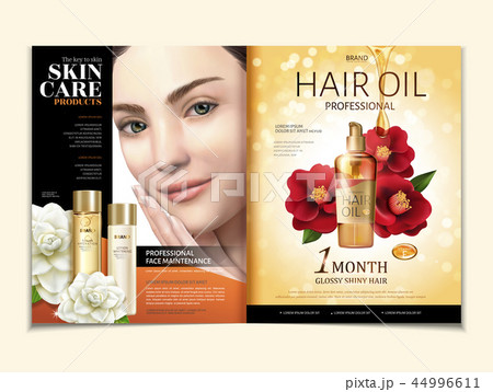 Cosmetic magazine template Cosmetic magazine template 44996611