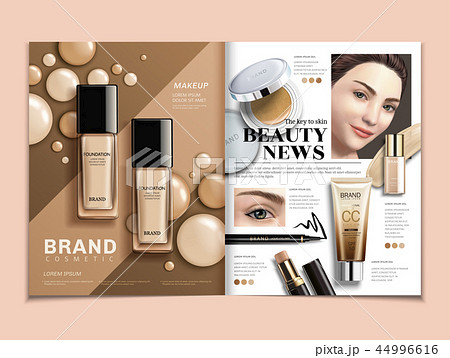 Fashion magazine template 44996616