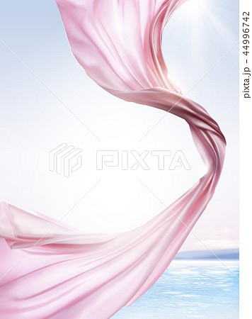 Pink chiffon elements 44996742