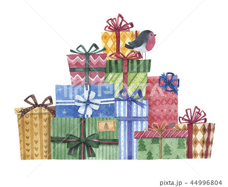 Watercolor gift boxes 44996804