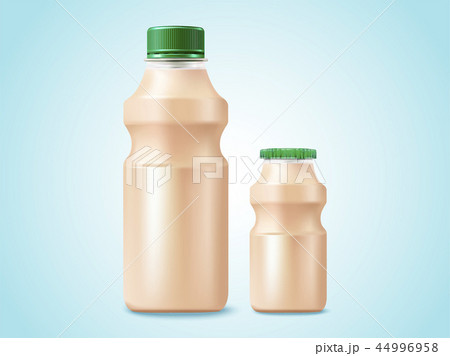 Probiotic or yogurt drink mockup 44996958