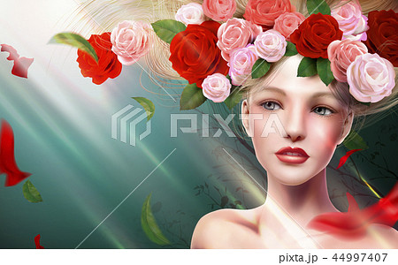 Graceful bridal model 44997407