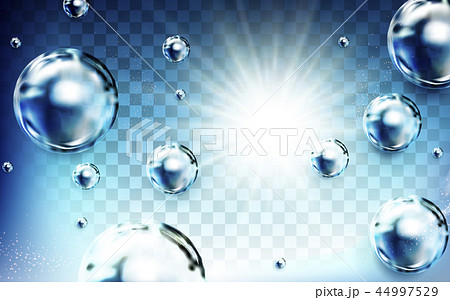 Sparkling bubbles background 44997529