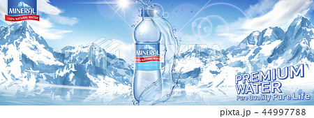 Mineral water ads 44997788