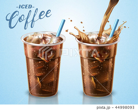 Cold brewed coffee takeaway cup 44998093