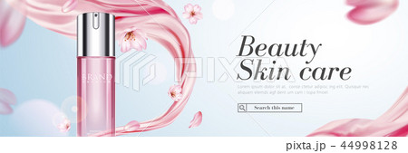 Spray bottle with chiffon and petal Spray bottle with chiffon and petal 44998128