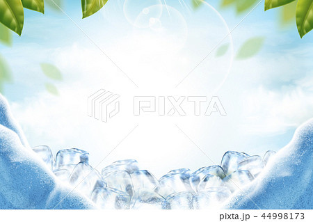 Cool Ice Backgroundのイラスト素材