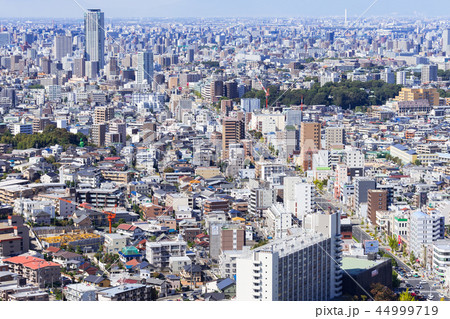 名古屋市千種区都市風景　　広小路通　東山通　グランドメゾン池下ザ・タワー 俯瞰 44999719