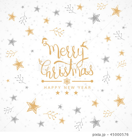 Retro Vintage Merry Christmas Greeting Card Retro Vintage Merry Christmas Greeting Card 45000576