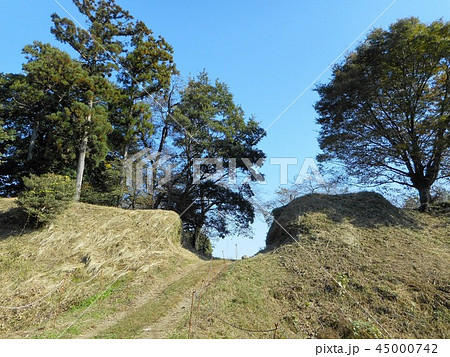 大胡城　虎口と土橋 45000742