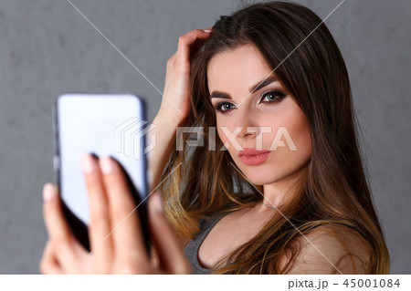 Beautiful european woman portrait 45001084