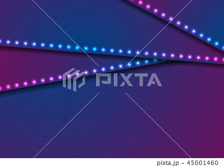 Neon led lights blue violet abstract backgroundのイラスト素材 [45001460] - PIXTA