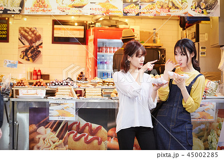 韓国 女子旅 屋台グルメ 韓国 女子旅 屋台グルメ 45002285