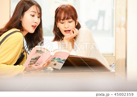 韓国　女子旅　韓国料理　食事 45002359