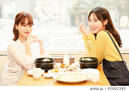 韓国　女子旅　韓国料理　食事 45002395