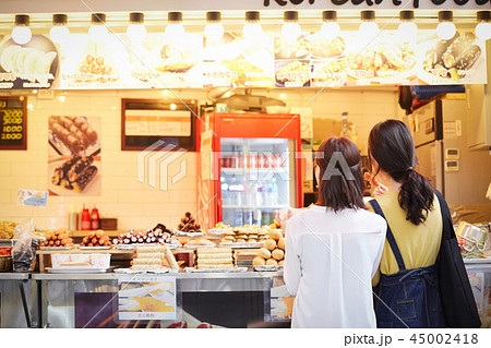韓国　女子旅　屋台グルメ 45002418