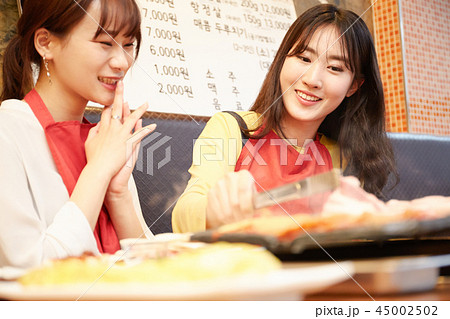 韓国　女子旅　韓国料理　食事 45002502
