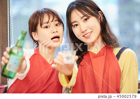 韓国　女子旅　韓国料理　食事 45002579