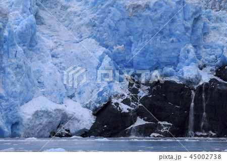 アラスカ　プリンス・ウィリアム湾　氷河 45002738