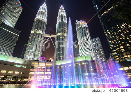 ペトロナスツインタワー 噴水 ペトロナスツインタワー 噴水 45004698