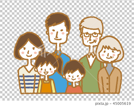 Family illustration Family illustration 45005619
