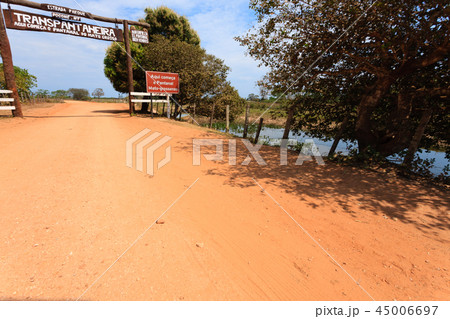 Pantanal entrance gate, Brazilian landmark 45006697