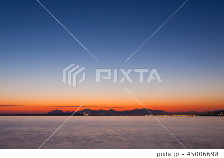 Sunset from Cap d'Antibes, France Sunset from Cap d'Antibes, France 45006698