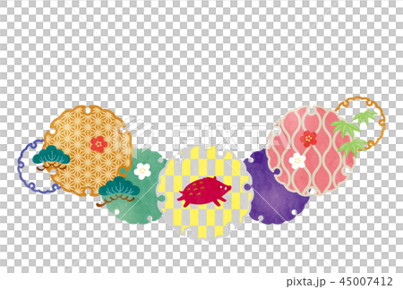 New Year's card template New Year's card template 45007412