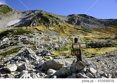 剱沢にある剣御前小屋と別山への分岐 剱沢にある剣御前小屋と別山への分岐 45008838